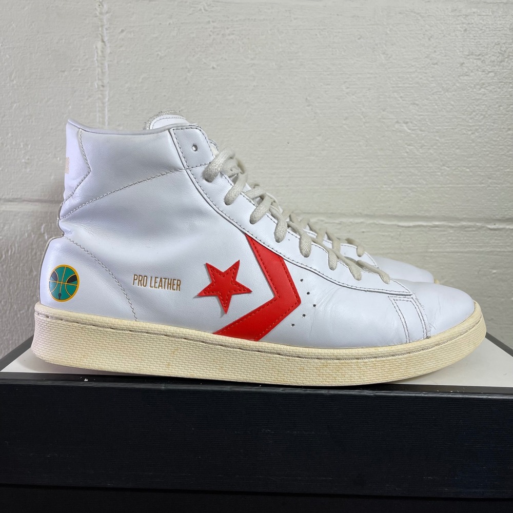 CONVERSE x Roswell Rayguns Pro Leather White Orange High Shoes 171197C Men's 11